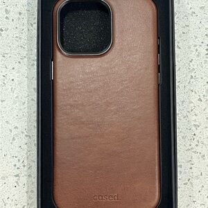 CASEDGEAR Bundle (2) iPhone 16 Pro MAX Cases With MagSafe— Brown & Black Leather